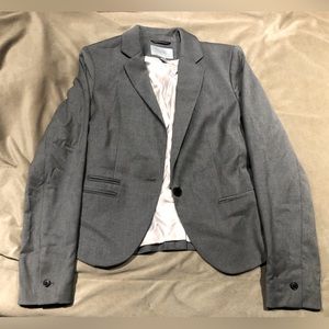 H&M grey fitted blazer